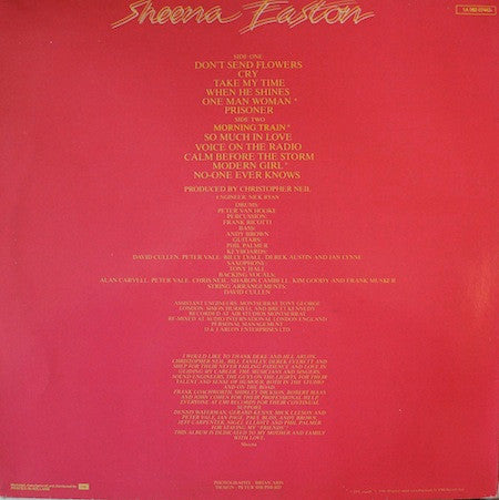 Sheena Easton : Take My Time (LP, Album)