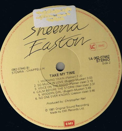 Sheena Easton : Take My Time (LP, Album)