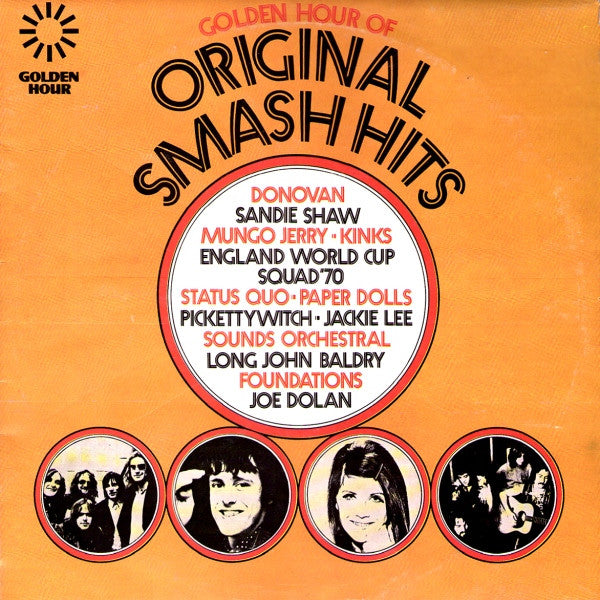 Various : Golden Hour Of Original Smash Hits (LP, Comp, RM, Emb)