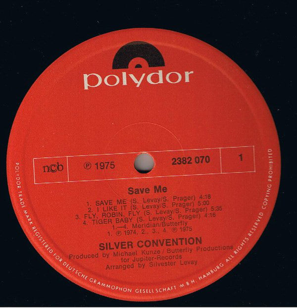 Silver Convention : Save Me (LP, Album)