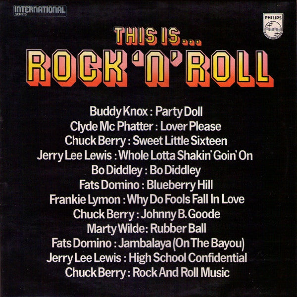 Various : This Is ... Rock 'N'Roll (LP, Comp)