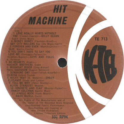 Various : Hit Machine (LP, Album, Comp)