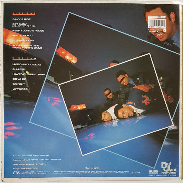 Davy D Featuring Hurricane (2) : Davy's Ride (LP, Album)