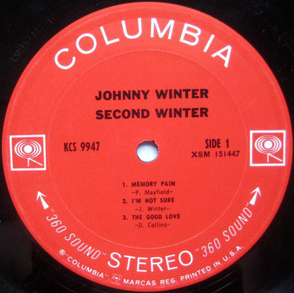 Johnny Winter : Second Winter (LP + LP, S/Sided + Album, Ter)