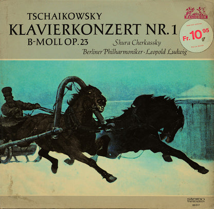 Pyotr Ilyich Tchaikovsky – Shura Cherkassky, Berliner Philharmoniker · Leopold Ludwig : Klavierkonzert Nr. 1 (LP, RE)