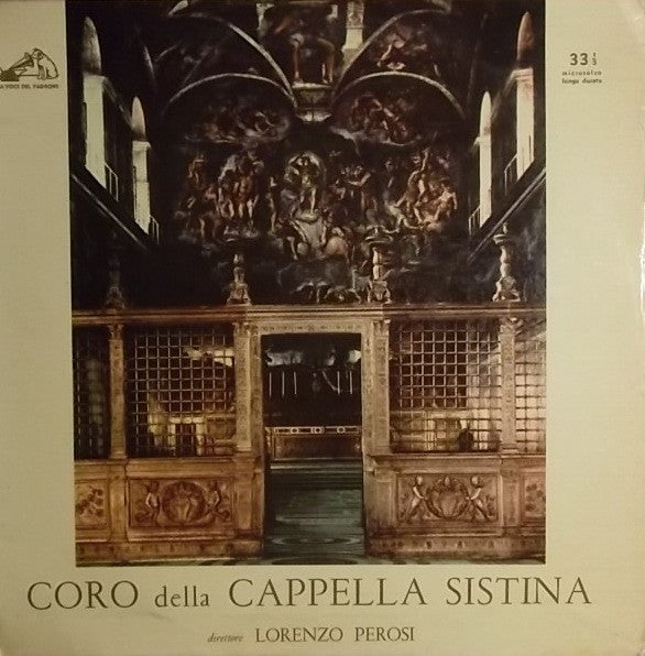 Coro Della Cappella Sistina Direttore Lorenzo Perosi : Coro Della Cappella Sistina (10", Mono)