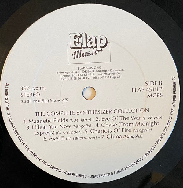 Unknown Artist : The Complete Synthesizer Collection (2xLP, Comp, Gat)