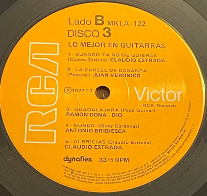 Antonio Bribiesca, Juan Verónico, Claudio Estrada, Ramon Dona-Dio : Lo Mejor En: Guitarras (3xLP, Comp)