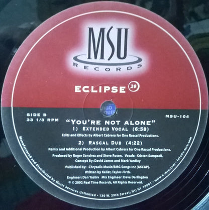 Eclipse 29 : You're Not Alone (12")