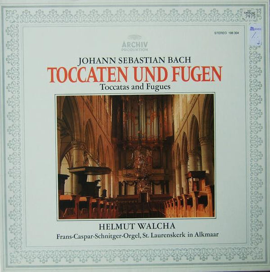 Johann Sebastian Bach - Helmut Walcha : Toccaten Und Fugen (LP, Album, RE)