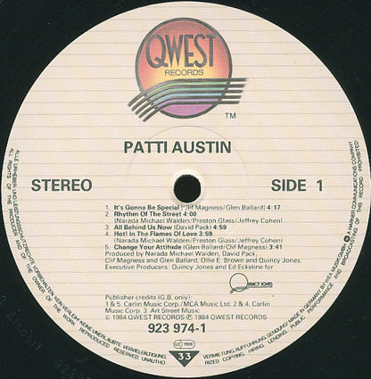 Patti Austin : Patti Austin (LP, Album)