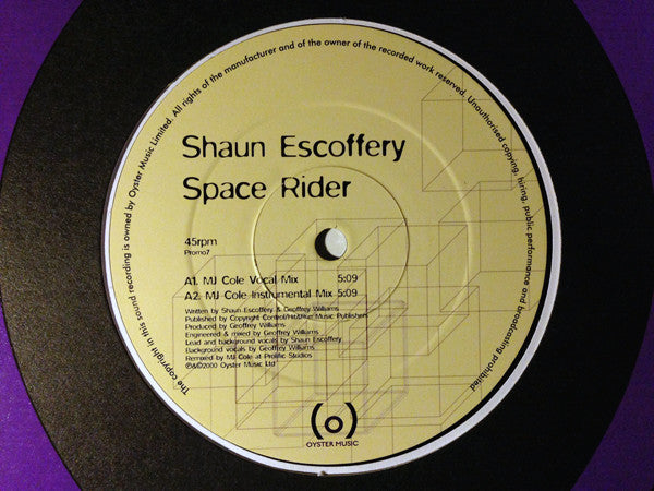 Shaun Escoffery : Space Rider (12")