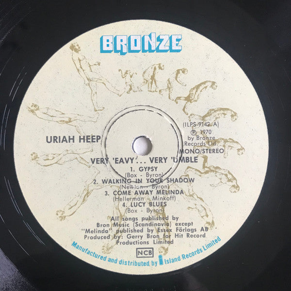 Uriah Heep : ...Very 'Eavy ... Very 'Umble (LP, Album, RE, Gat)