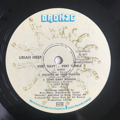 Uriah Heep : ...Very 'Eavy ... Very 'Umble (LP, Album, RE, Gat)