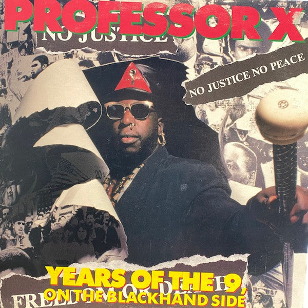 Professor X (2) : Years Of The 9, On The Blackhand Side (12", Promo)