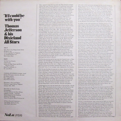 Thomas Jefferson (2) : "If I Could Be With You" (LP, Album)