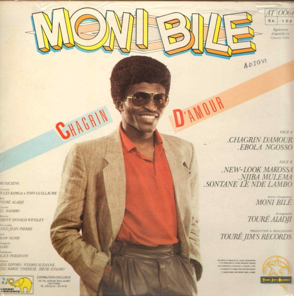 Moni Bilé : Chagrin D'Amour (LP, Album)