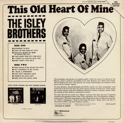 The Isley Brothers : This Old Heart Of Mine (LP, Album, RE)