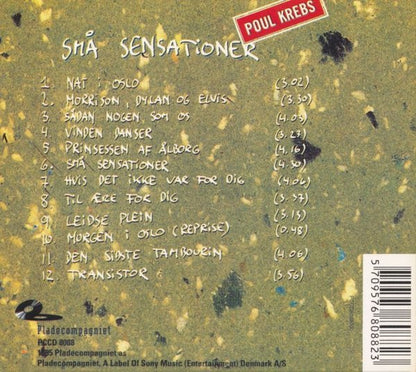 Poul Krebs : Små Sensationer (CD, Album, Dig)