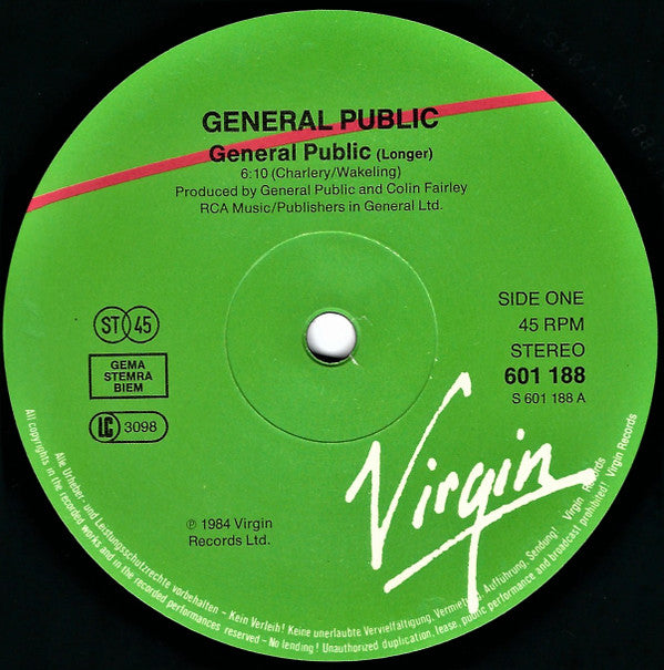 General Public : General Public (12", Single)