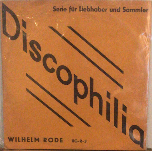 Wilhelm Rode : Wilhelm Rode Il (LP)