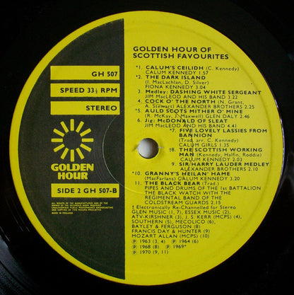 Various : Golden Hour Of Scottish Favourites (LP, Comp)