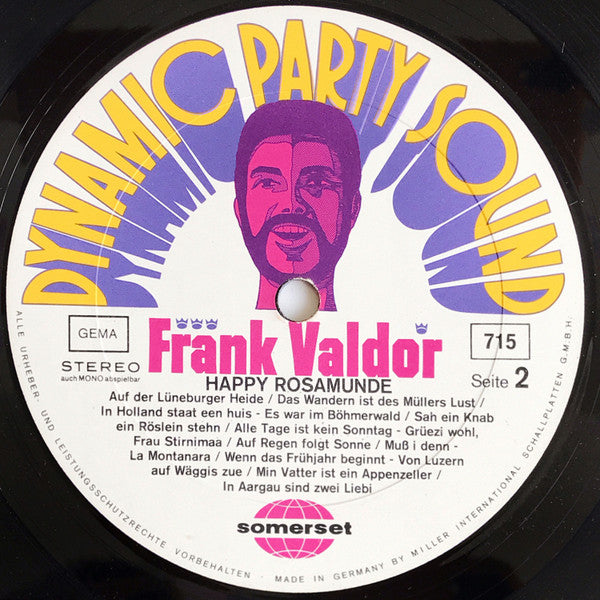 Frank Valdor : Happy Rosamunde (Dynamic Party Sound) (LP, Album)