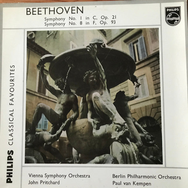 Ludwig van Beethoven : Symphony No. 1 In C / Symphony No. 8 In F (12", Album)