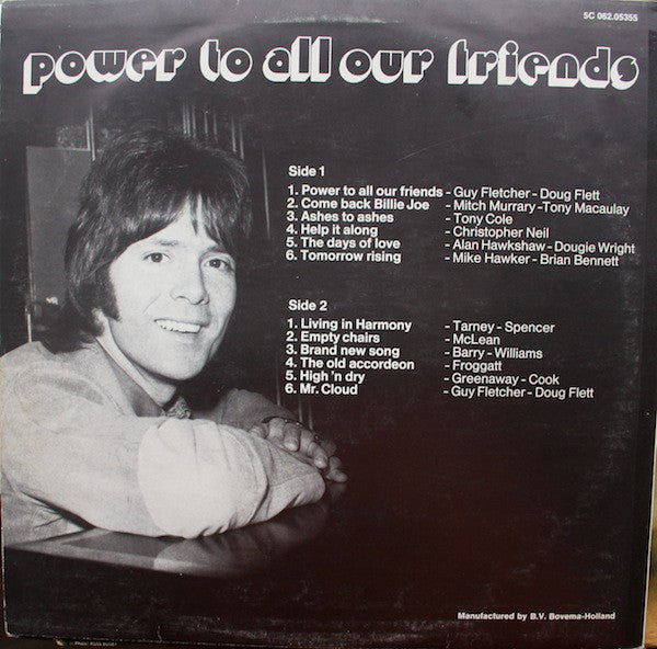 Cliff Richard : Power To All Our Friends (LP, Comp)