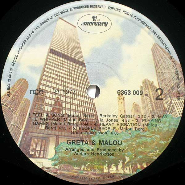 Greta & Malou : Greta & Malou (LP)