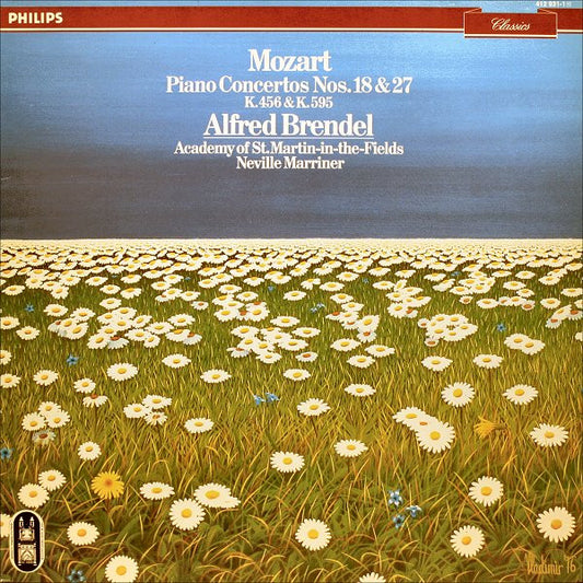 Wolfgang Amadeus Mozart - Alfred Brendel, The Academy Of St. Martin-in-the-Fields, Sir Neville Marriner : Piano Concertos Nos. 18 & 27 (K.456 & K.595) (LP, RE)