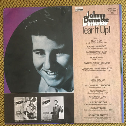 Johnny Burnette : Tear It Up! (LP, Comp, STE)