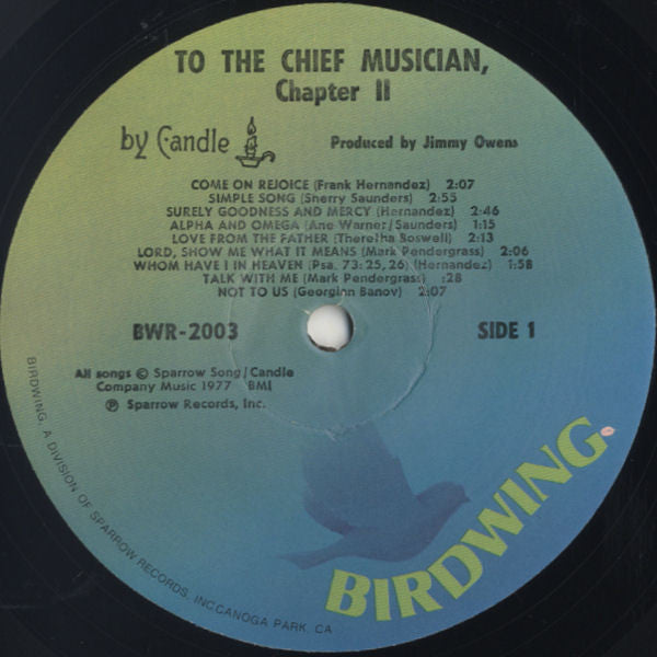 Candle (3) : To The Chief Musician, Chapter II (LP, Album)