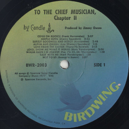 Candle (3) : To The Chief Musician, Chapter II (LP, Album)