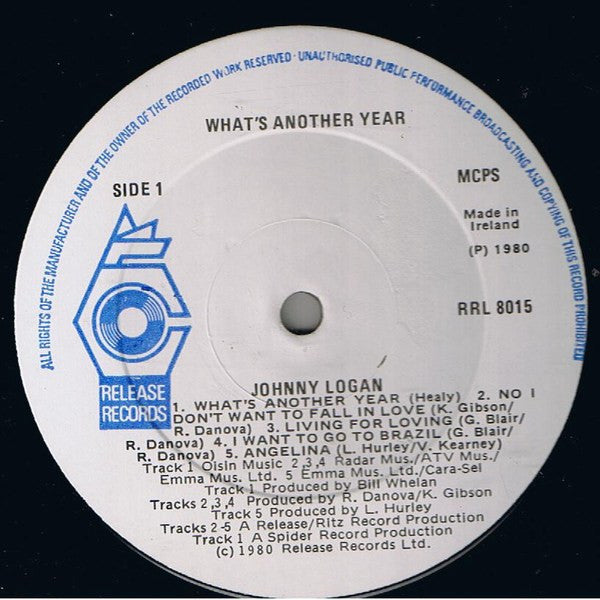 Johnny Logan : What's Another Year (LP, Album)