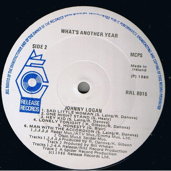 Johnny Logan : What's Another Year (LP, Album)