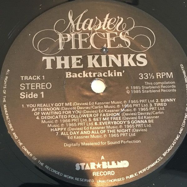 The Kinks : Backtrackin'  (2xLP, Comp)