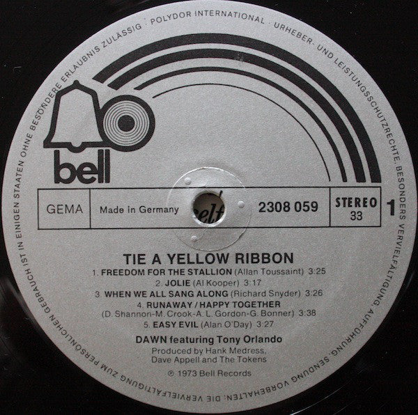 Dawn (5) : Tie A Yellow Ribbon (LP, Album)