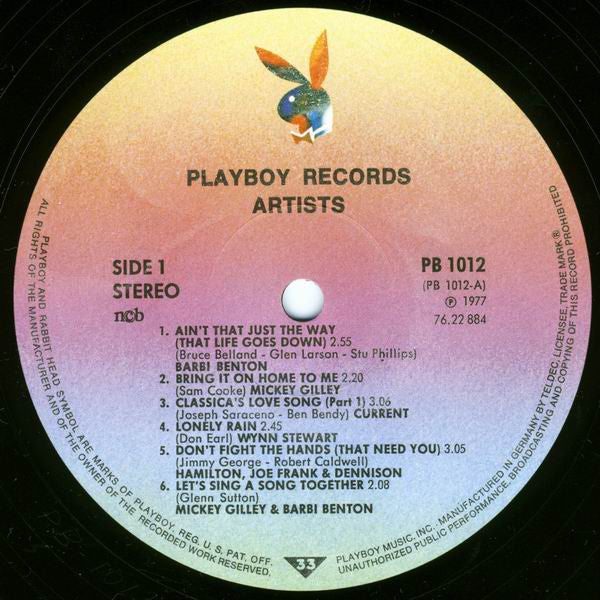 Various : Playboy Records Artists (LP, Comp)