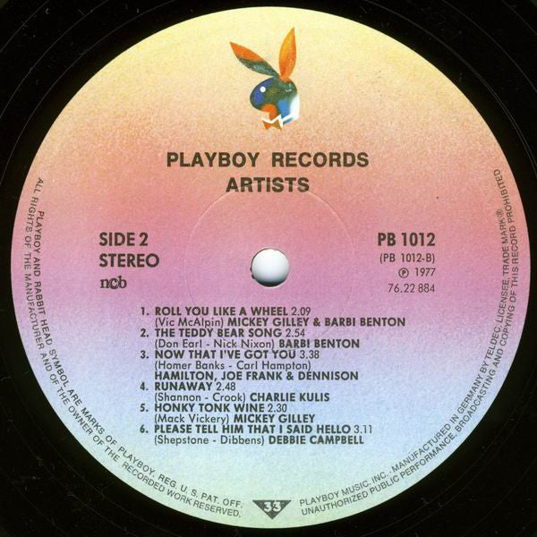 Various : Playboy Records Artists (LP, Comp)