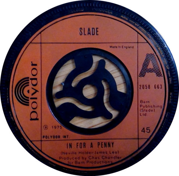 Slade : In For A Penny (7", Single, Com)