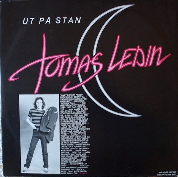 Tomas Ledin : Ut På Stan (LP, Album)