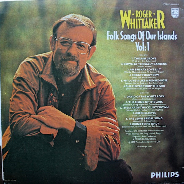 Roger Whittaker : Folk Songs Of Our Island Vol:1 (LP, Album)