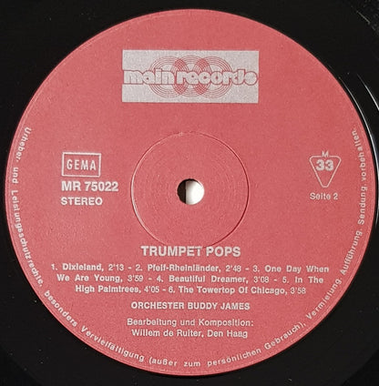 Buddy James And His Orchestra : Trumpet Pops Part 2 (LP, Album)