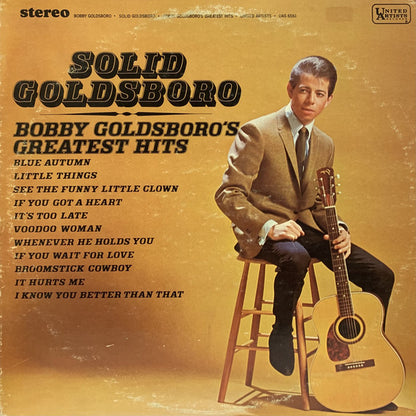 Bobby Goldsboro : Solid Goldsboro - Bobby Goldsboro's Greatest Hits (LP, Comp, RP)