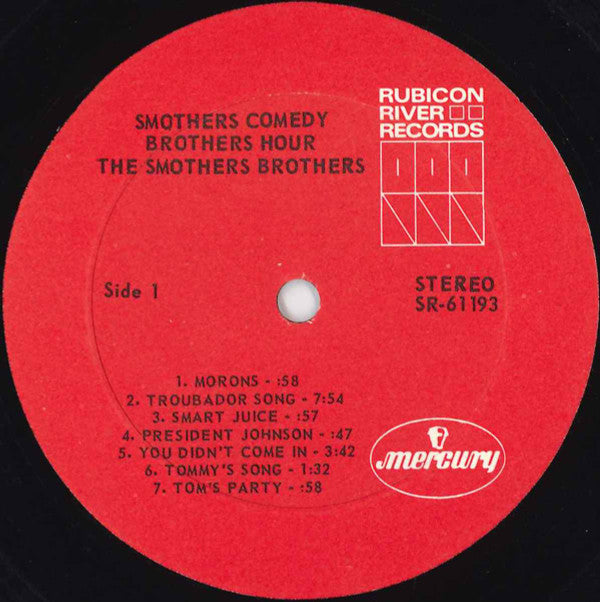 Smothers Brothers : Smothers Comedy Brothers Hour (LP, Album, Mer)