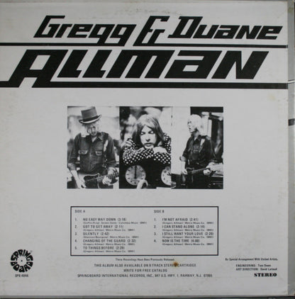 Hour Glass : Gregg & Duane Allman (LP, Comp)