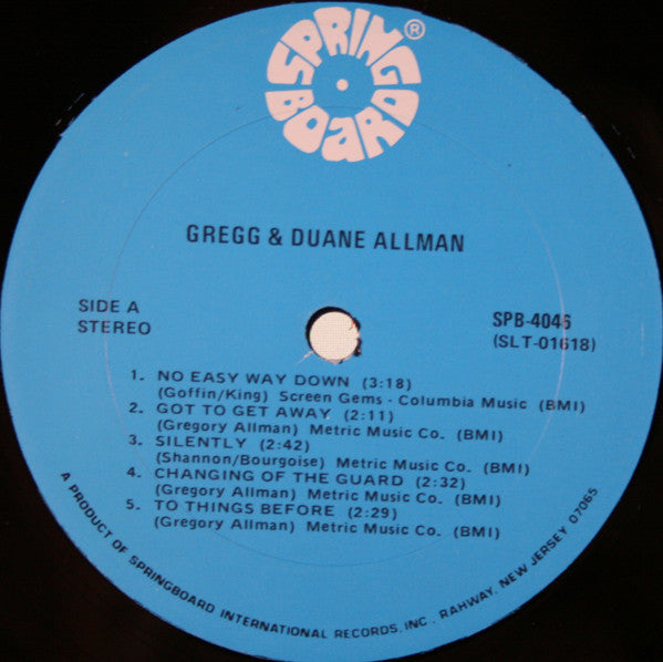 Hour Glass : Gregg & Duane Allman (LP, Comp)