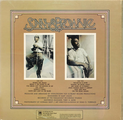 Sonny Terry & Brownie McGhee : Sonny & Brownie (LP, Album, RE, Gat)