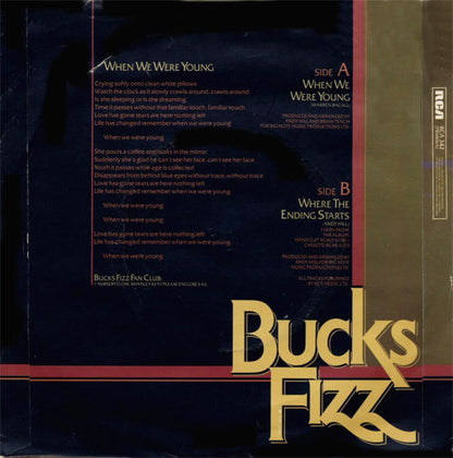 Bucks Fizz : When We Were Young (7", Single, Sol)